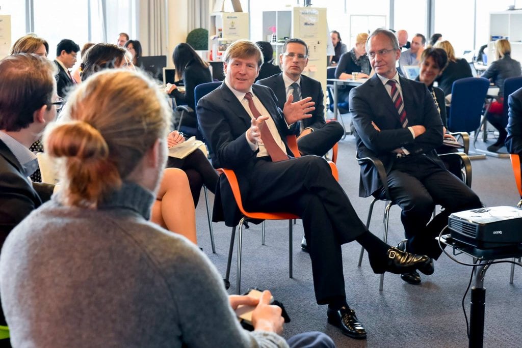 Koning Willem-Alexander op bezoek bij Startupbootcamp