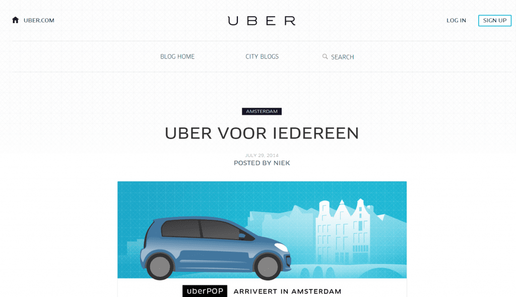 Goochelt UberPOP met aankomsttijden?