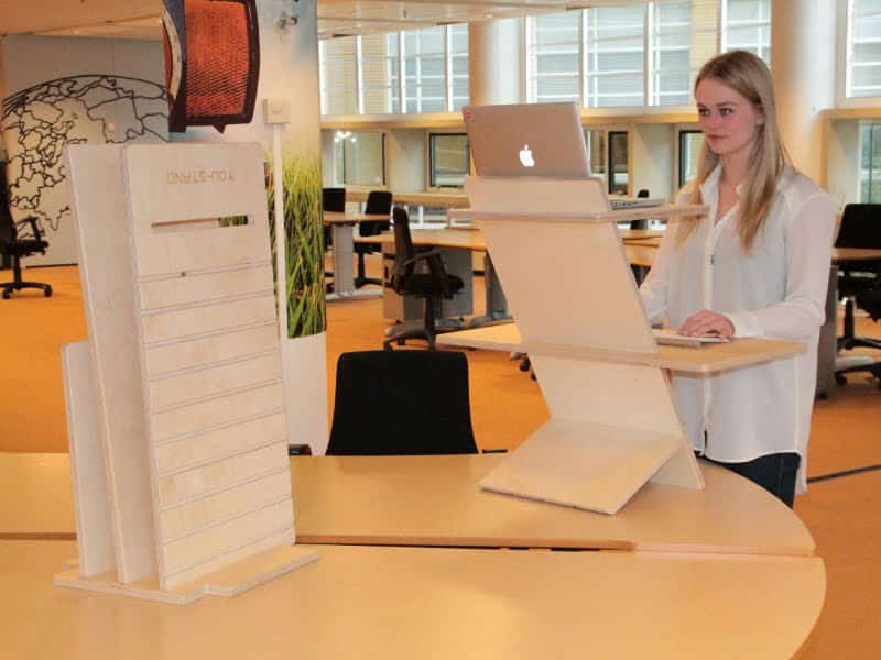 Take a seat, because this Dutch startup wants you to work while standing