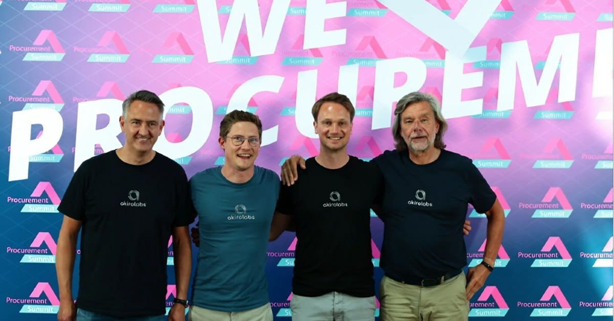 Berlin-based akirolabs secures €4.6M to elevate its AI-powered procurement platform