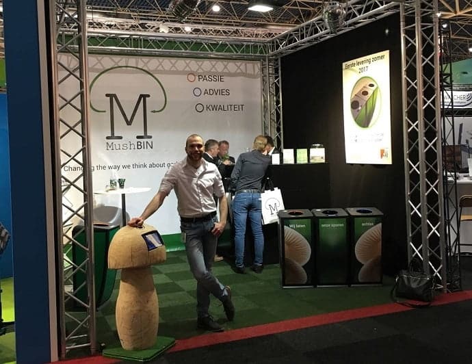 Student startup MushBIN raises €65K for innovative waste bins