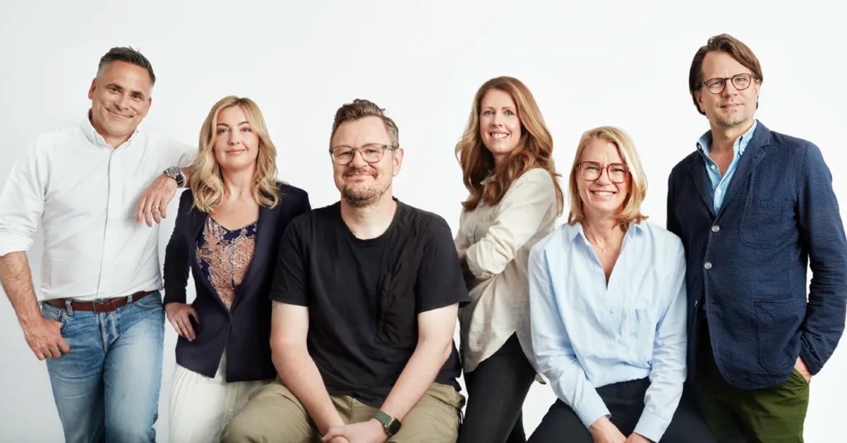 The project team from Doconomy. (L to R) Mathias Wikström (CEO & Co-Founder), Elena Vallin (CFO), Didde Brockman (CTPO), Magdalena Åhlberg Torphammar (Head of L