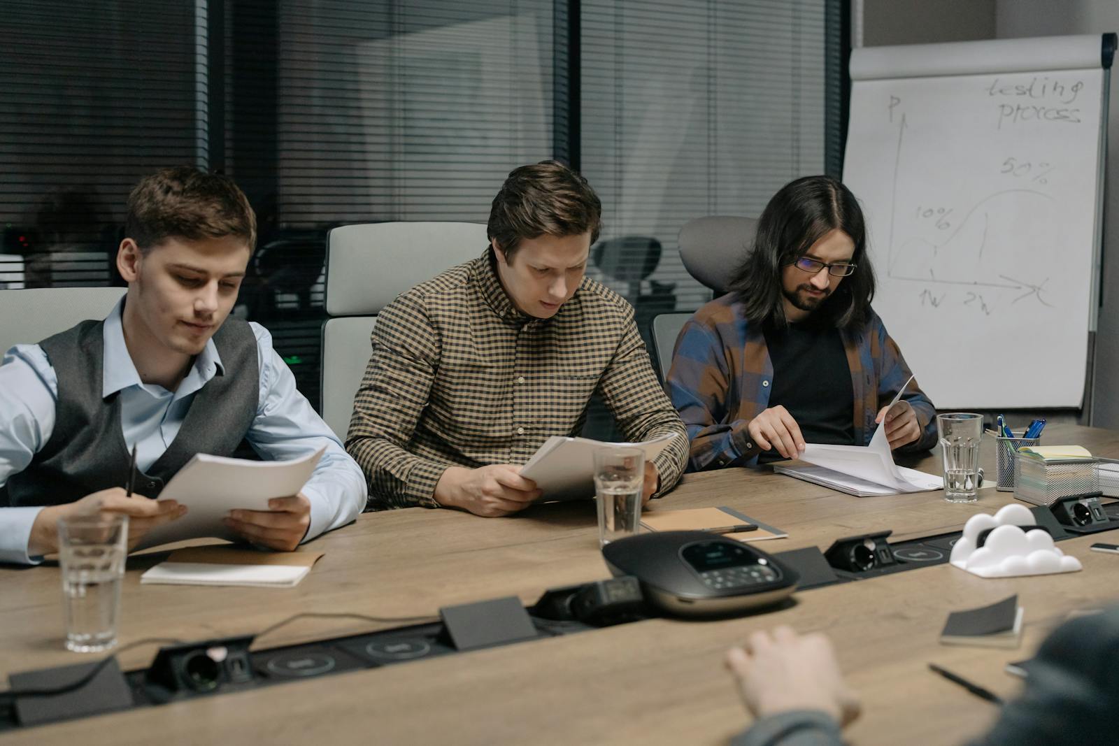 AI corporate boardroom