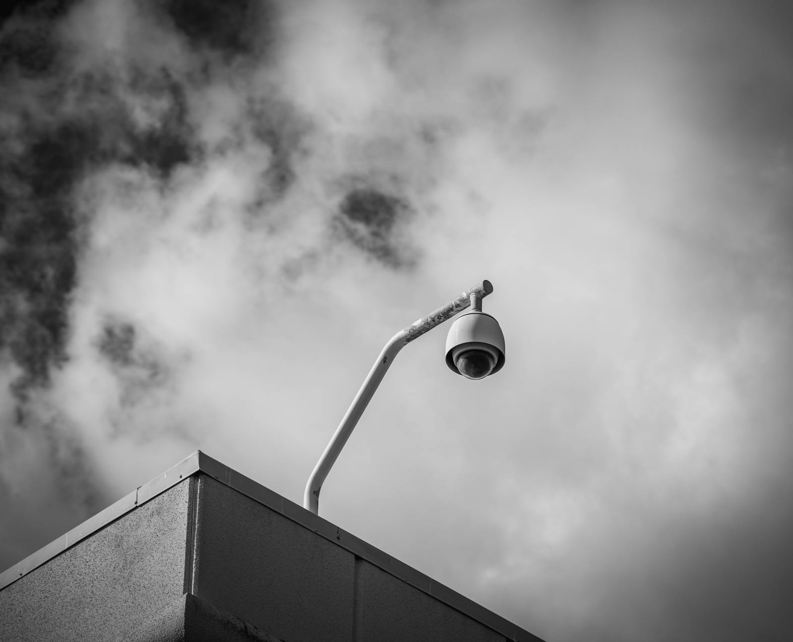 surveillance cameras cityscape