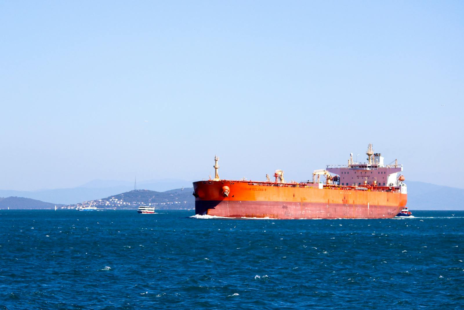 oil tanker strait