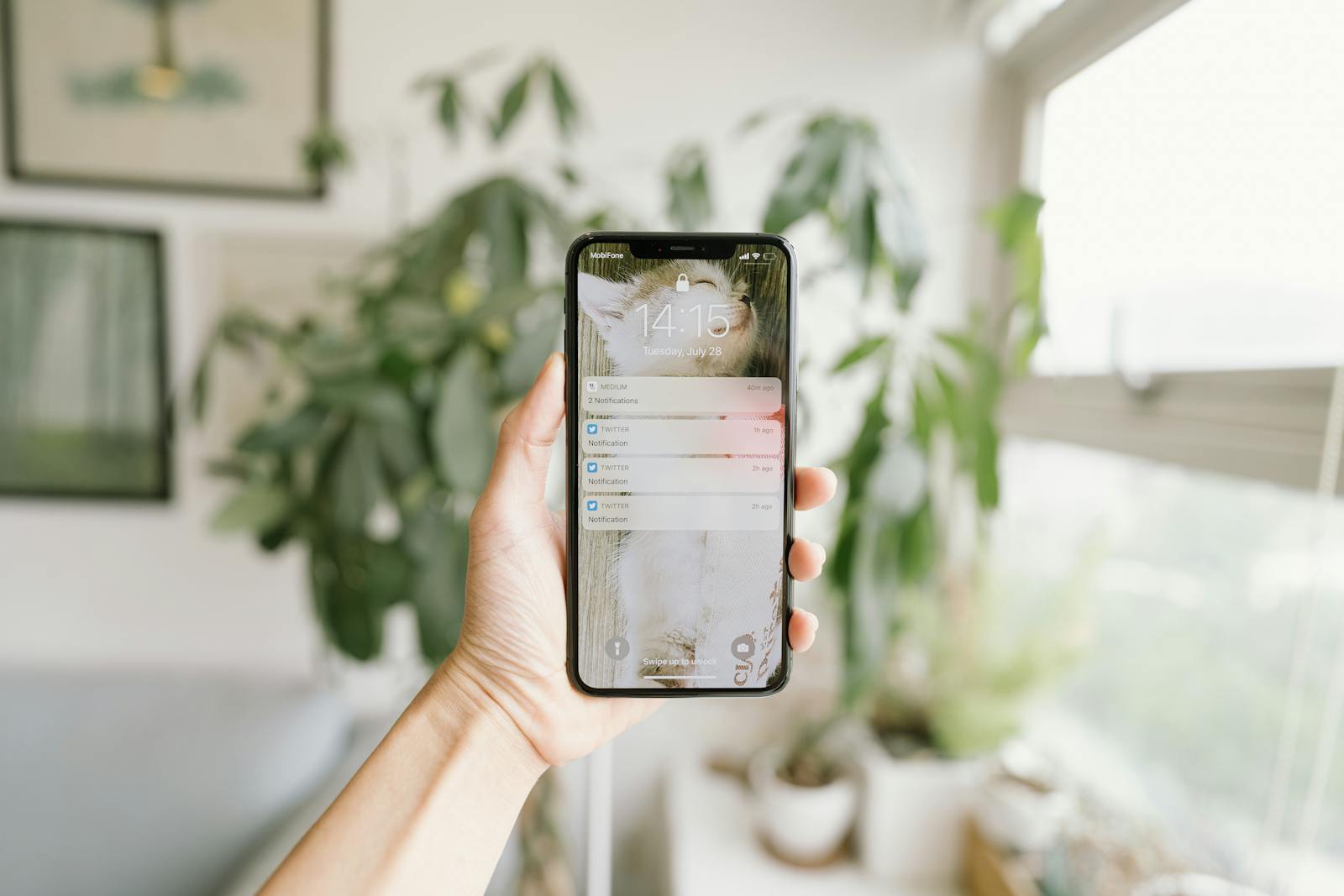 phone screen text message