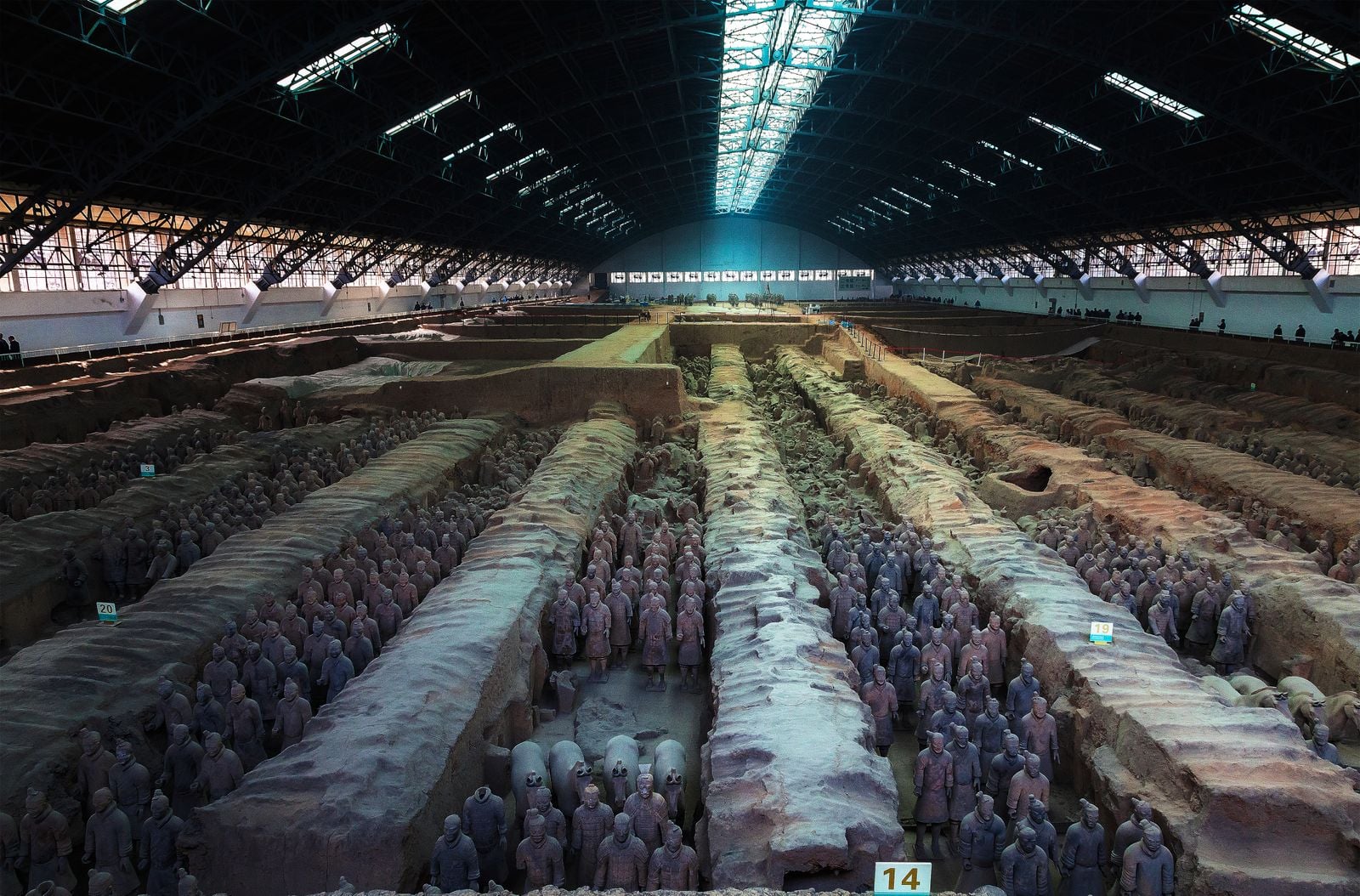 In 1974, a Chinese farmer named Yang Zhifa was digging a well in a dry field outside Xi’an when his shovel struck a clay head, and the well he never finished opened the first pit of a buried army of more than 8,000 terracotta soldiers