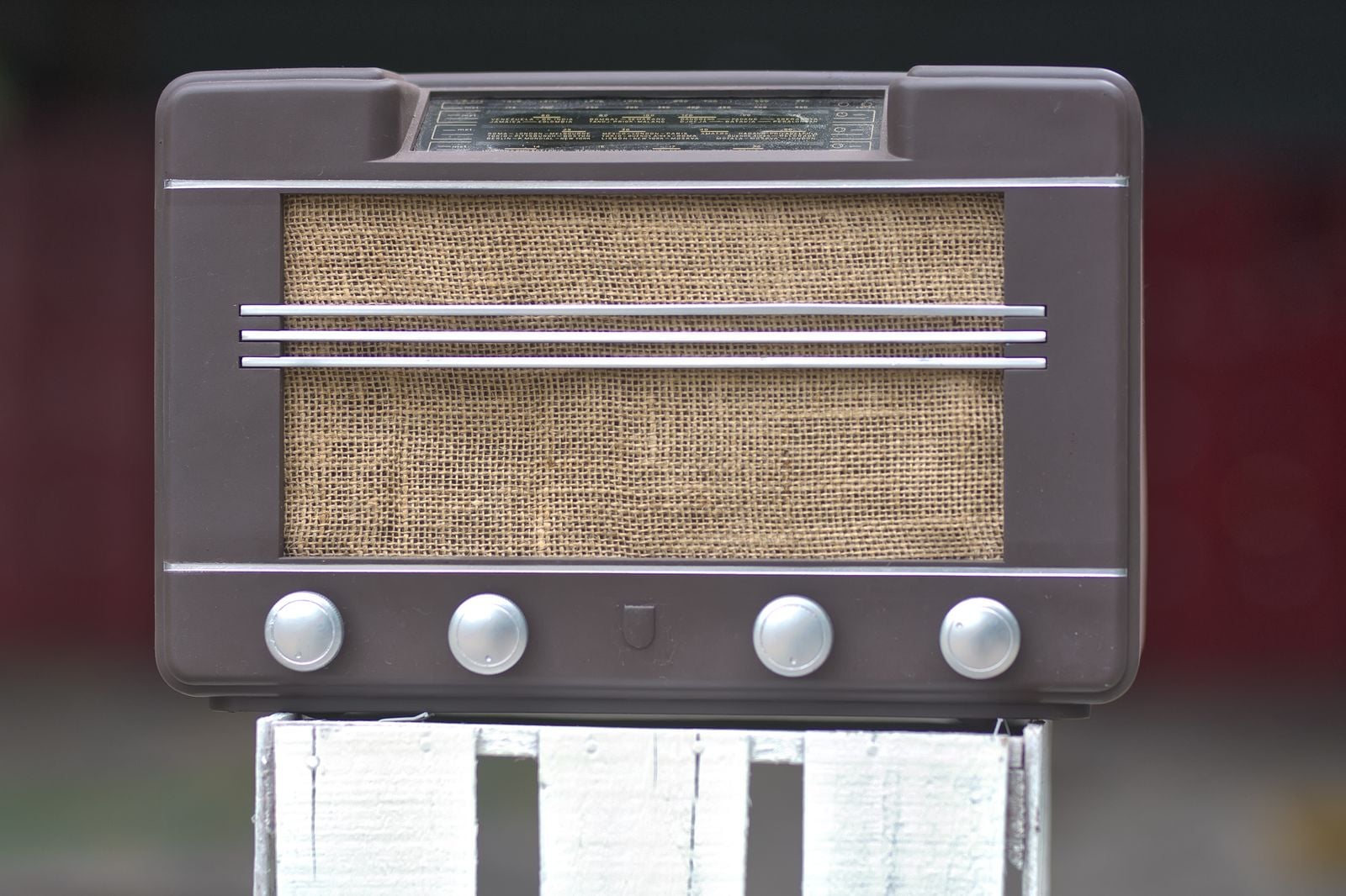 vintage kitchen radio morning